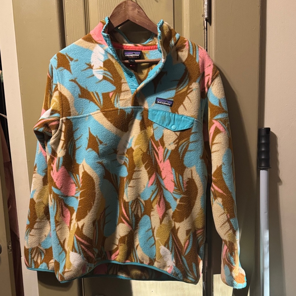 Patagonia Kids' Colorful Fleece Pullover might be Women’s—- idk I’m a woman